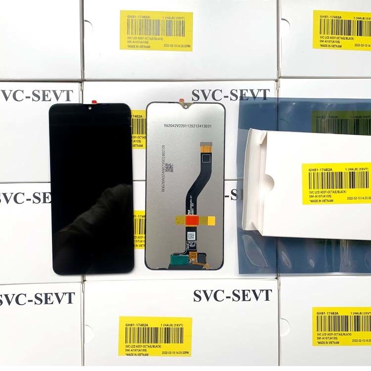 A10S LCD Digitizer کیفیت بالا صفحه لمسی تلفن همراه برای سامسونگ A10S گلکسی A107 بسته سرویس جدید اصلی LCDS