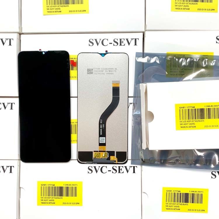 عمده فروشی کارخانه صفحه نمایش ال سی دی Pantalla برای  A20S بسته سرویس اصلی LCDS گلکسی A207 صفحه نمایش تلفن همراه
