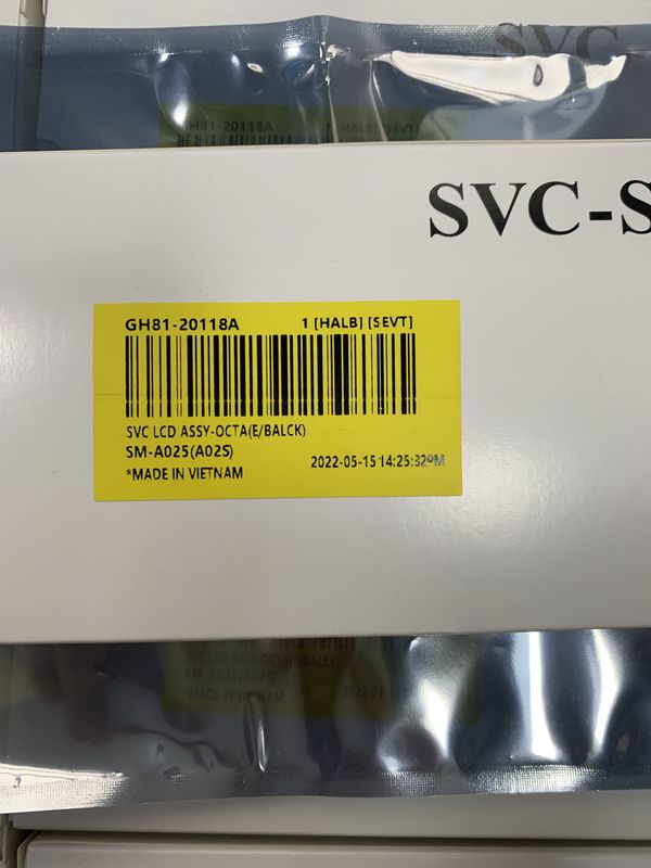 عمده فروش صفحه نمایش ال سی دی با کیفیت بالا برای سامسونگ A02S 100٪ بسته سرویس جدید اصلی LCDS  A025 صفحه نمایش تلفن