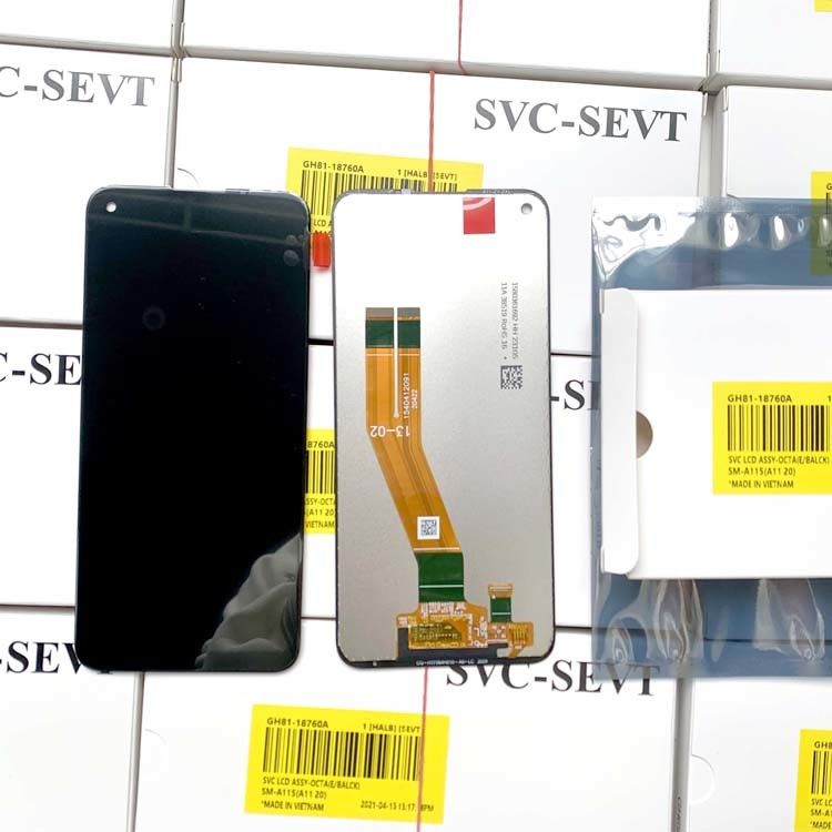 صفحه نمایش ال سی دی اصلی جدید برای سامسونگ A11 صفحه نمایش تلفن همراه گلکسی A115 100٪ جایگزین Pantalla تست شده