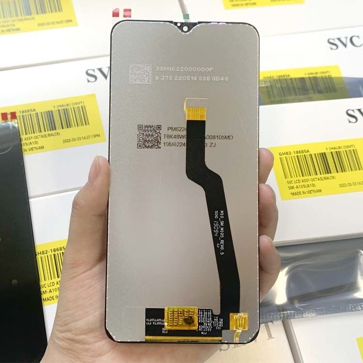 ال سی دی ال سی دی A10 برای سامسونگ A105 عمده فروشی بسته سرویس جدید اصلی ال سی دی گلکسی A10 صفحه نمایش تلفن همراه Pantalla