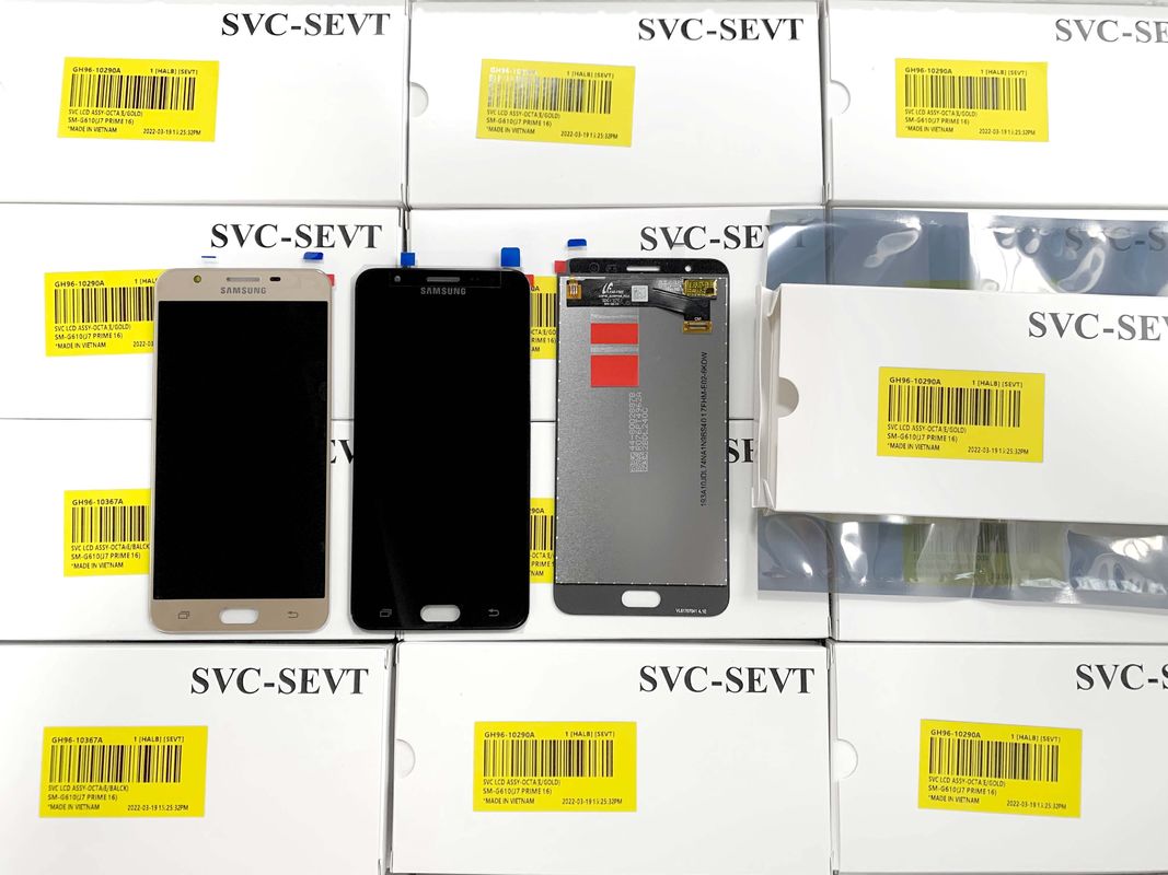 J7 Prime LCD LCD برای سامسونگ j7 prime بسته سرویس اصلی LCDS نمایشگر گلکسی G610 صفحه نمایش تلفن همراه