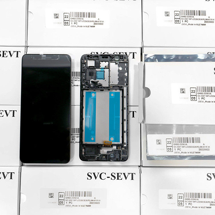 A013 صفحه نمایش LCD با قاب برای سامسونگ A013 بسته سرویس اصلی LCDS گلکسی A01 هسته صفحه نمایش تلفن همراه Pantalla