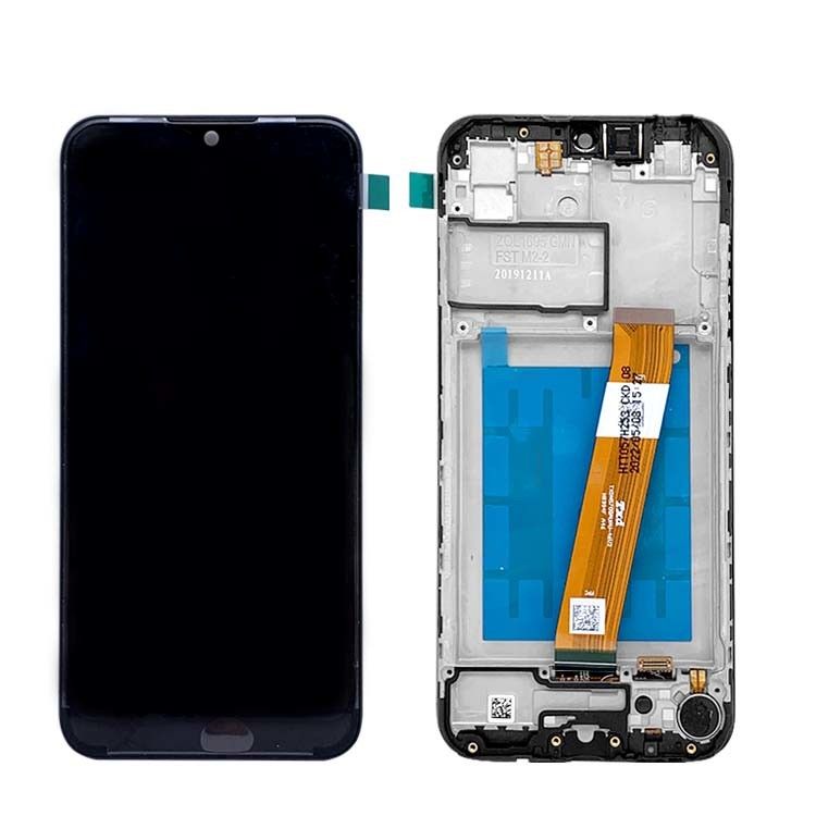 A01 صفحه نمایش ال سی دی LCD با قاب برای سامسونگ A01 بسته خدمات عمده LCDS گلکسی A105 اصلی تلفن Pantalla