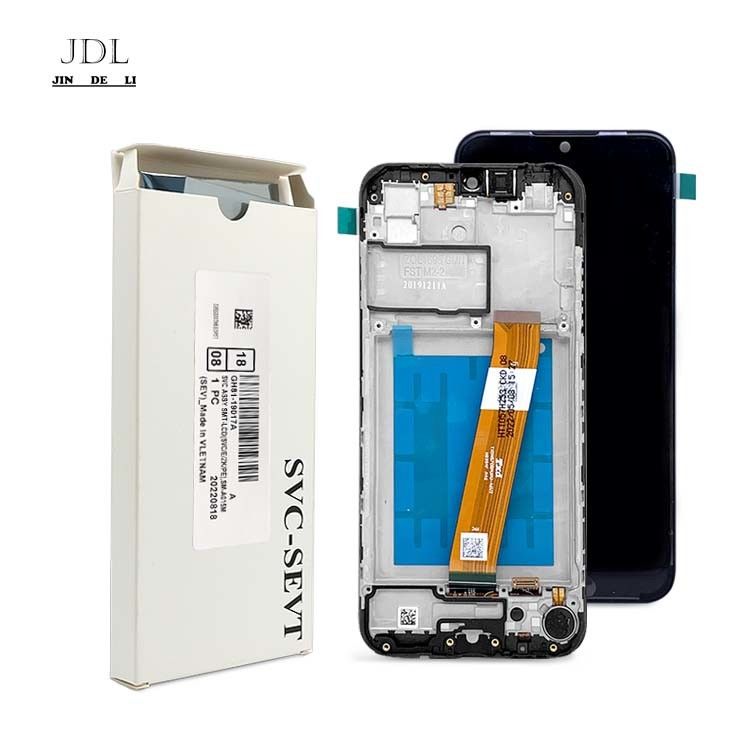 A01 صفحه نمایش ال سی دی LCD با قاب برای سامسونگ A01 بسته خدمات عمده LCDS گلکسی A105 اصلی تلفن Pantalla