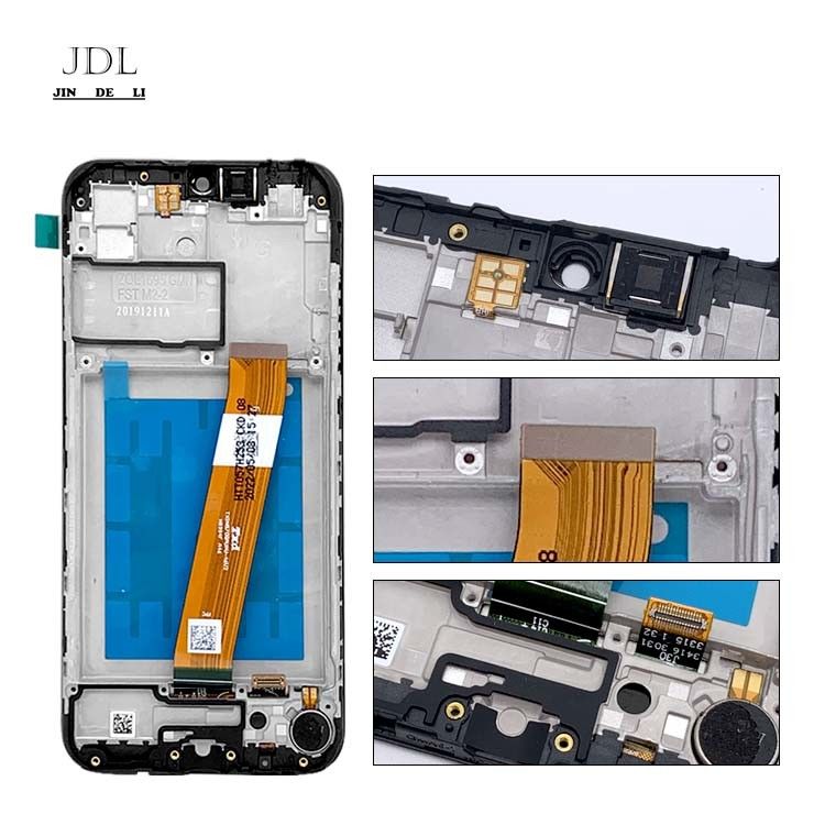 A01 صفحه نمایش ال سی دی LCD با قاب برای سامسونگ A01 بسته خدمات عمده LCDS گلکسی A105 اصلی تلفن Pantalla