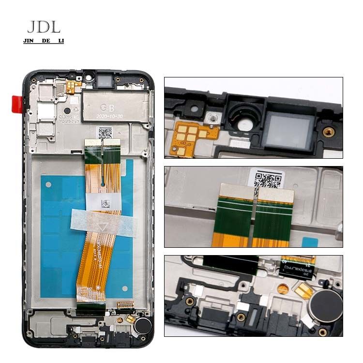 عمده فروش A02S LCD LCD با قاب برای سامسونگ A02S نمایشگر صفحه لمسی فابریک گلکسی A025 بسته سرویس LCDS شلوار