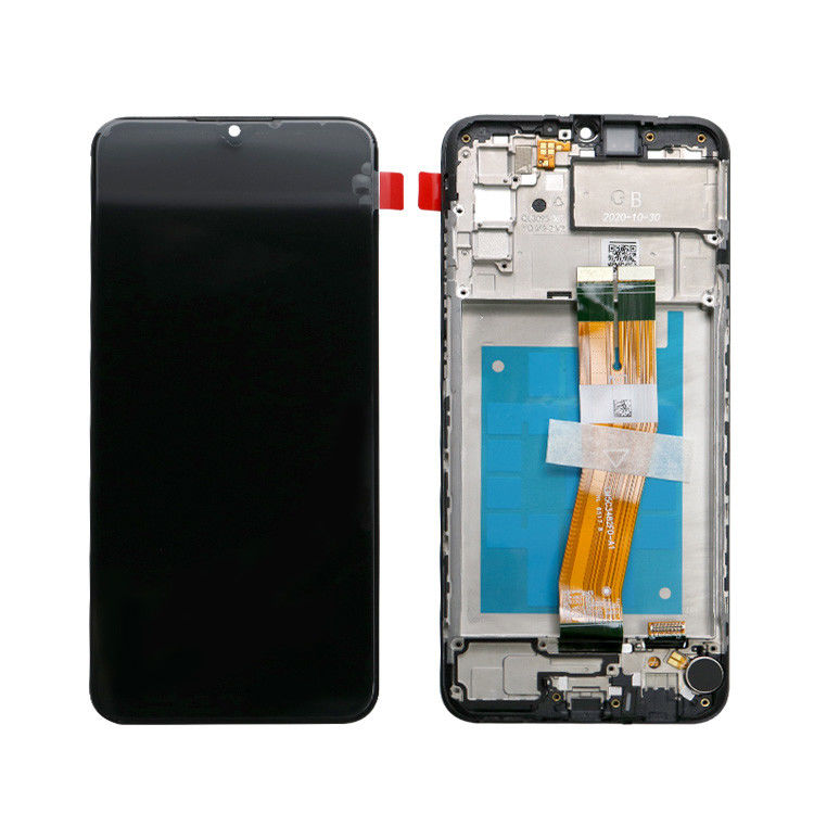 عمده فروش A02S LCD LCD با قاب برای سامسونگ A02S نمایشگر صفحه لمسی فابریک گلکسی A025 بسته سرویس LCDS شلوار