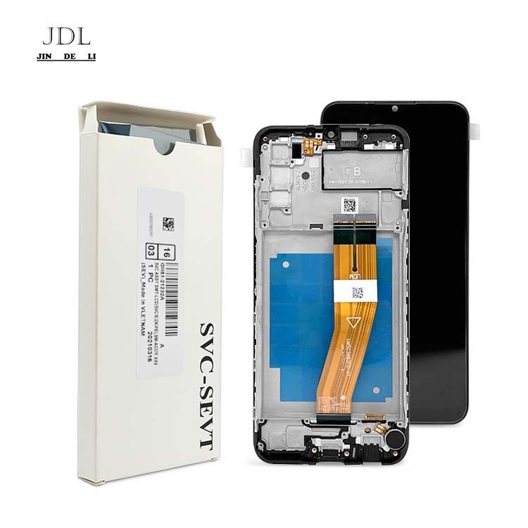 بسته خدمات اصلی A03S LCD با قاب برای سامسونگ a03s صفحه نمایش تلفن همراه گلکسی A037 Pantalla با کیفیت بالا