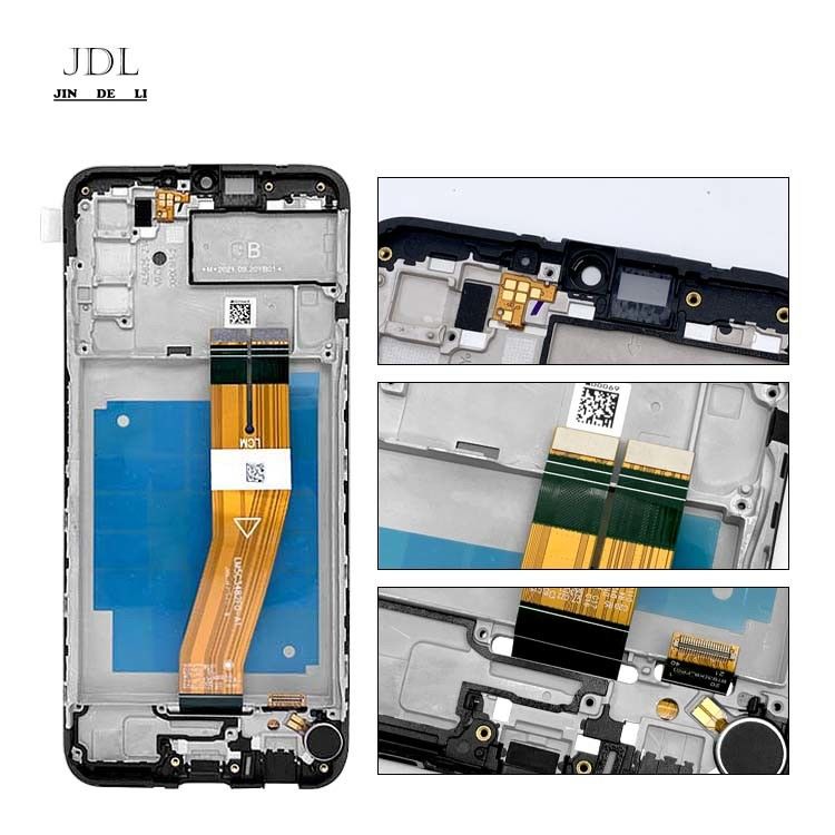 بسته خدمات اصلی A03S LCD با قاب برای سامسونگ a03s صفحه نمایش تلفن همراه گلکسی A037 Pantalla با کیفیت بالا