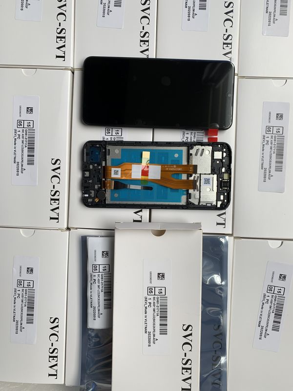 صفحه نمایش اسکرین ال سی دی A03 Core با قاب برای سامسونگ a03 Core Original Service Pack LCDS  A032 Mobile Pantalla