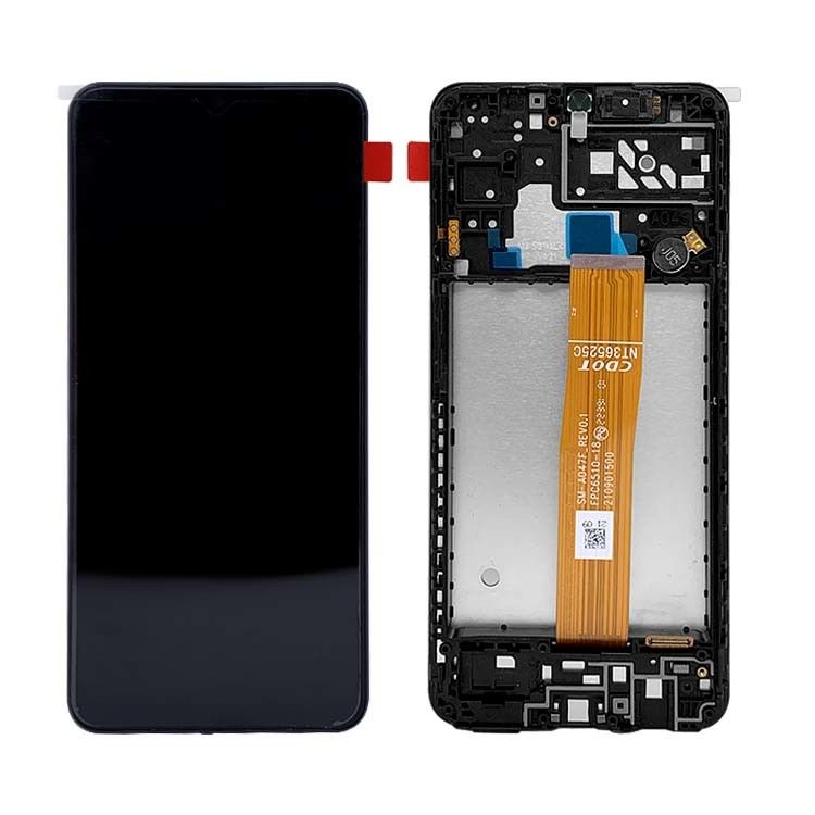 A04S LCD LCD با قاب برای  a04s بسته سرویس اصلی LCDS گلکسی A047 صفحه نمایش تلفن همراه Pantalla