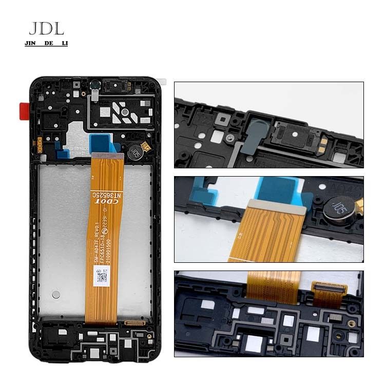 A04S LCD LCD با قاب برای  a04s بسته سرویس اصلی LCDS گلکسی A047 صفحه نمایش تلفن همراه Pantalla