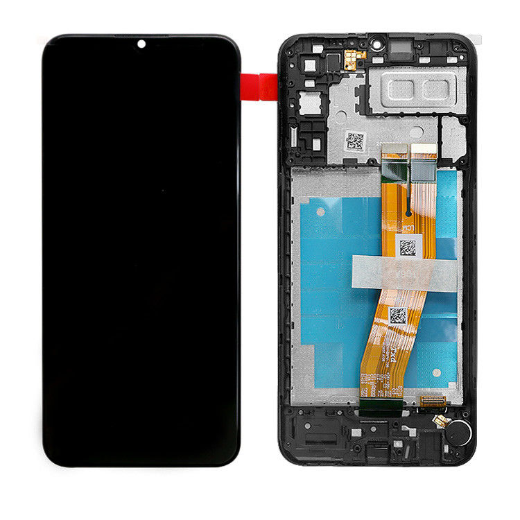 A04E LCD با قاب برای سامسونگ a04e بسته سرویس جدید اصلی LCDS نمایشگر گلکسی A04E صفحه نمایش تلفن همراه