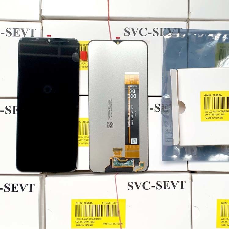 صفحه نمایش LCD اصلی A13S برای سامسونگ A13 سرویس پیک صفحه نمایش LCDS گلکسی A135 A137 تلفن همراه صفحه نمایش لمسی
