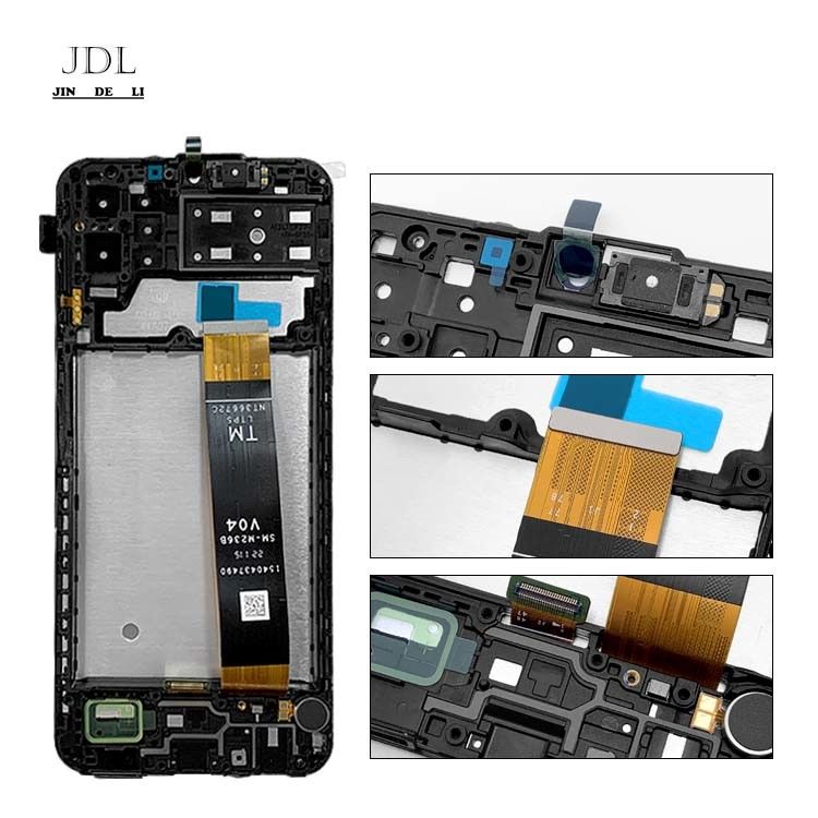 صفحه نمایش ال سی دی فابریک A135 برای سامسونگ A13S صفحه اصلی تلفن همراه  A137 Service Pack LCDS