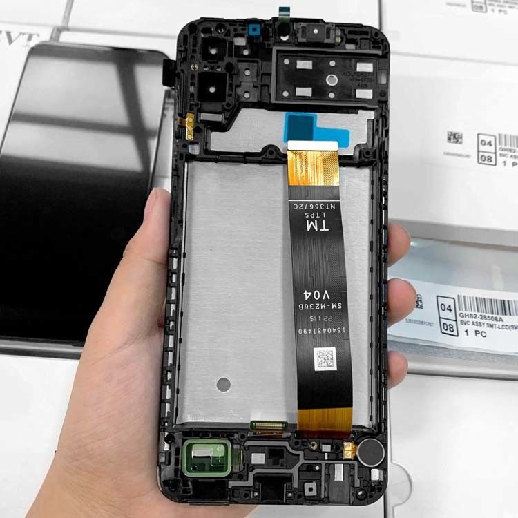 صفحه نمایش ال سی دی فابریک A135 برای سامسونگ A13S صفحه اصلی تلفن همراه  A137 Service Pack LCDS