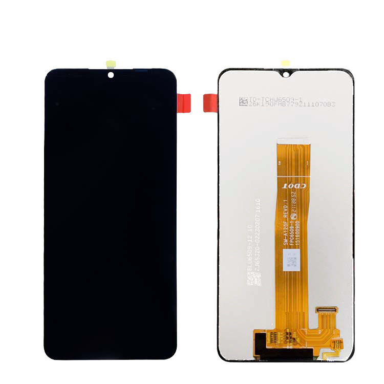 رنگ سیاه A12 LCD جایگزین برای صفحه نمایش موبایل ارسال شده توسط EMS FEDEX UPS DHL TNT