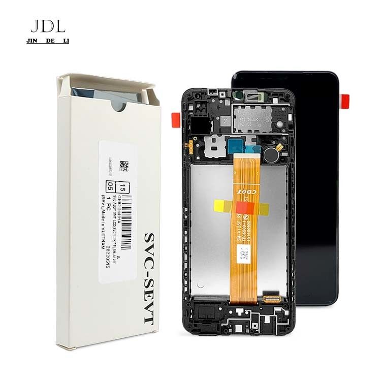 A12/A125 بسته خدمات اصلی LCD بدون قاب برای سامسونگ گلکسی a04e LCD نمایشگاه فروش مستقیم کارخانه