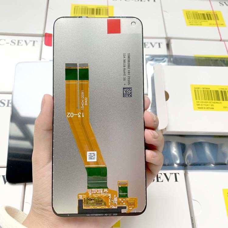صفحه نمایش LCD پیشرفته TFT نوع A11 صفحه نمایش LCD سیاه برای سامسونگ کهکشان صفحه نمایش LCD صفحه نمایش LCD