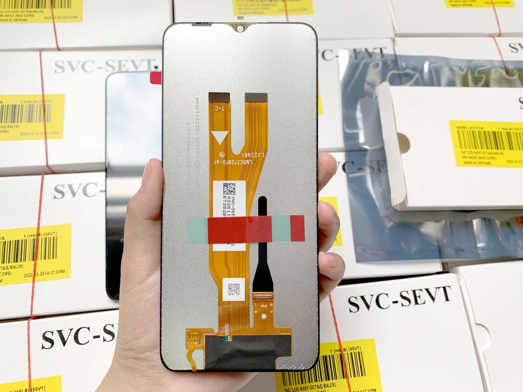 6.5 اینچ LCD سیاه سامسونگ A032 برای الزامات مشتری صفحه نمایش lcd موبایل lcd