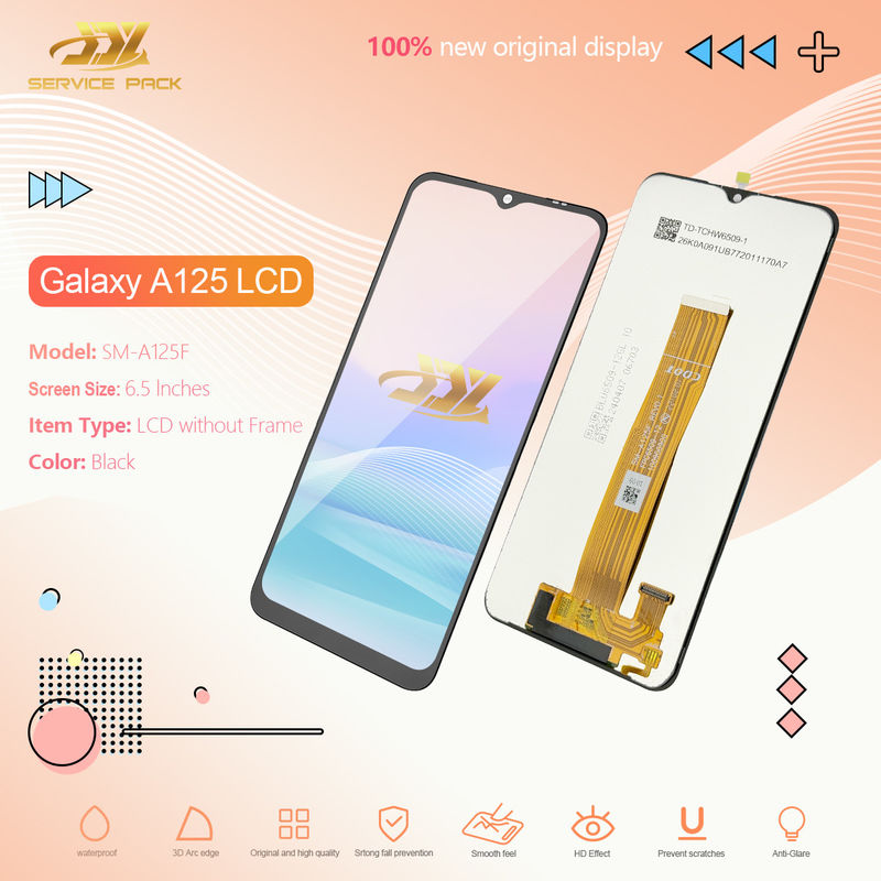 A125 LCD lcd برای سامسونگ A12 صفحه نمایش تلفن همراه گلکسی A125 عمده بسته خدمات اصلی LCDS Pantalla