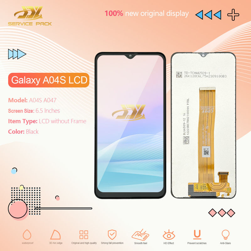 صفحه نمایش LCD گوشی اصلی 100% برای سامسونگ A04S صفحه نمایش لمسی عمده فروش گلکسی A047 کیفیت بالا