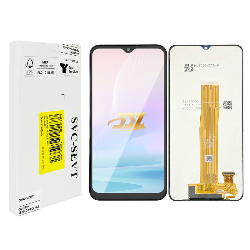 تلفن همراه A02 تعویض صفحه نمایش LCD 6.5 اینچ با کنتراست بالا Svc صفحه نمایش LCD تلفن همراه