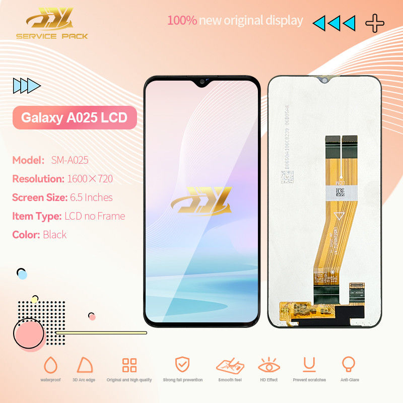 اصلی A03S تعویض صفحه نمایش LCD بدون قاب 0.08kg 1600X720 پیکسل Pantalla صفحه نمایش LCD تلفن کارخانه
