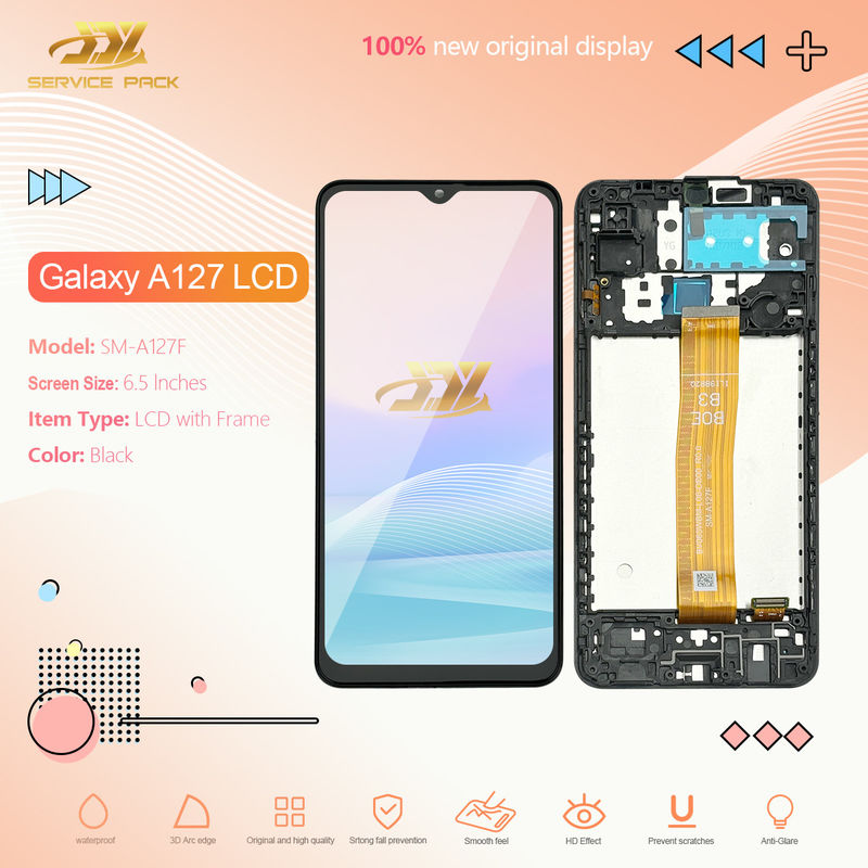 A127 lcd With Frame برای سامسونگ a127 بسته سرویس جدید اصلی صفحه نمایش تلفن همراه گلکسی A12 Nacho Touch Pantalla