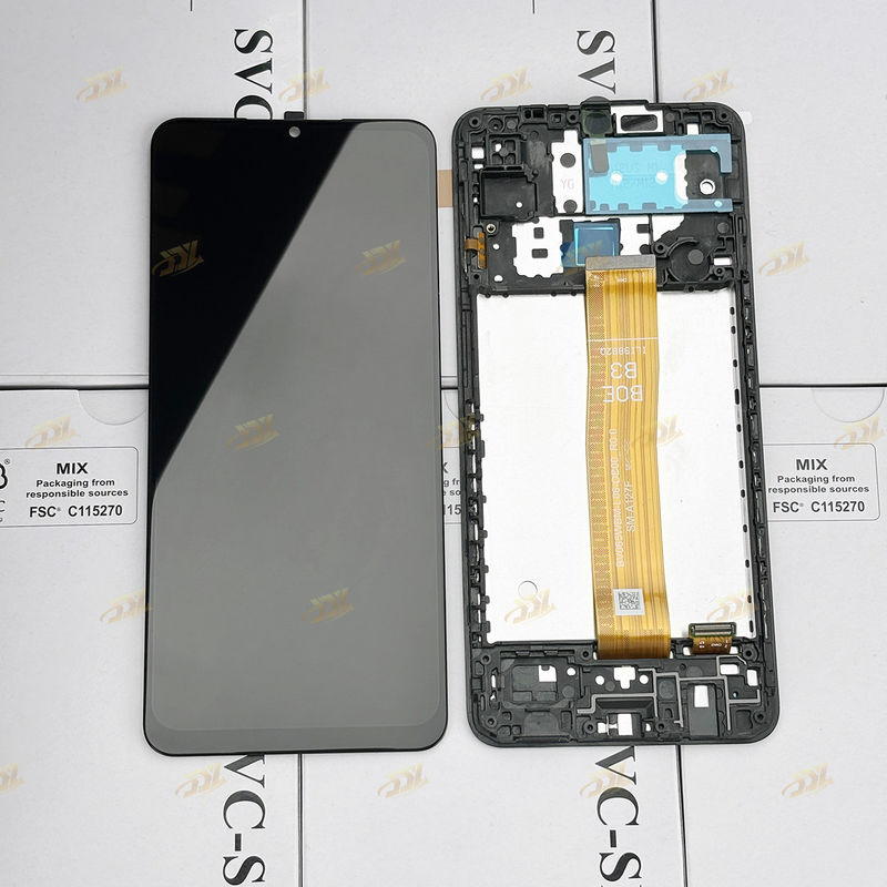 A127 lcd With Frame برای سامسونگ a127 بسته سرویس جدید اصلی صفحه نمایش تلفن همراه گلکسی A12 Nacho Touch Pantalla