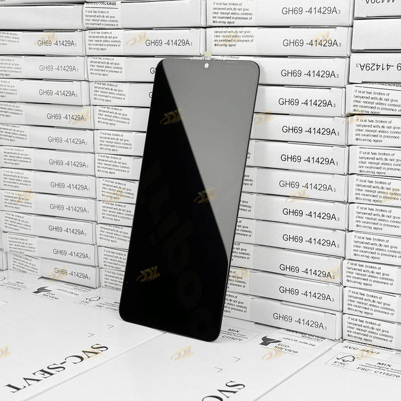 A125 Lcd اصلی Panatlla با قاب برای سامسونگ a125 سرویس پیک LCDS Screen  A125 صفحه نمایش لمسی تلفن همراه